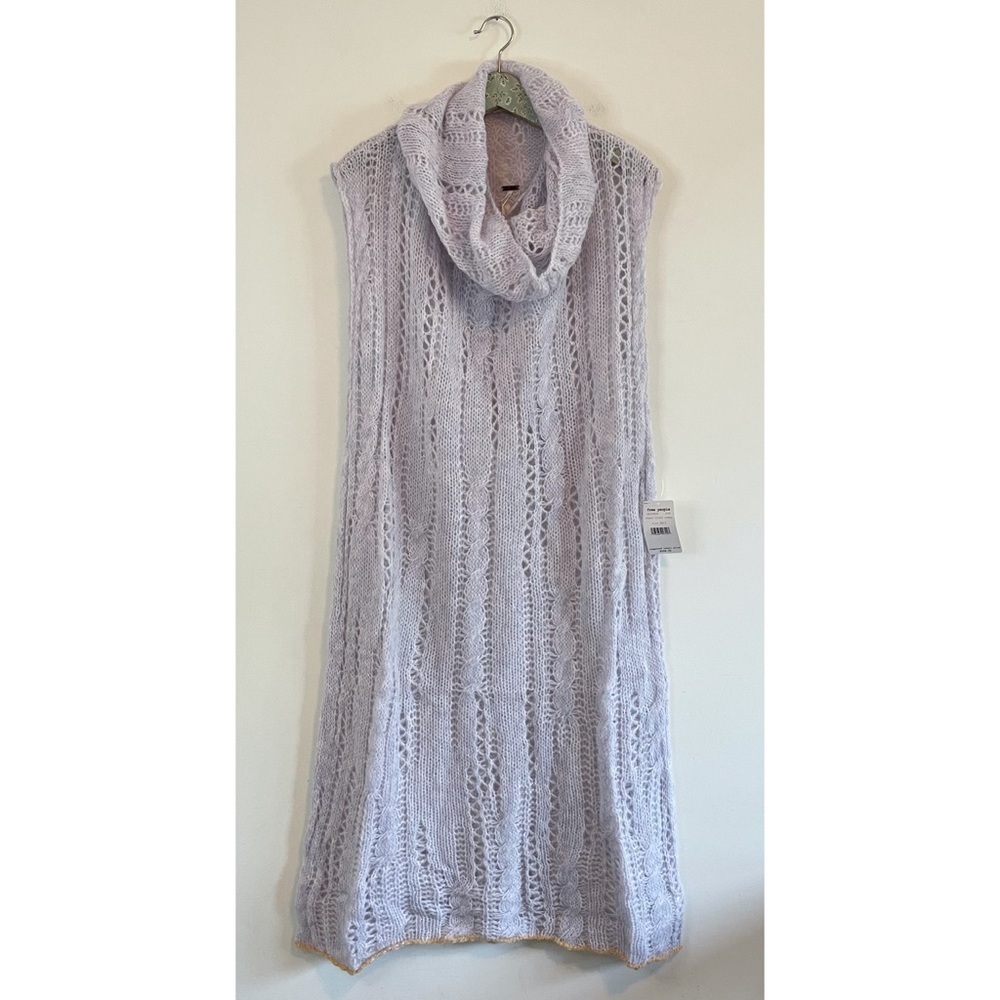 NWT Free People Pirouette Cowl Knit Long Sweater